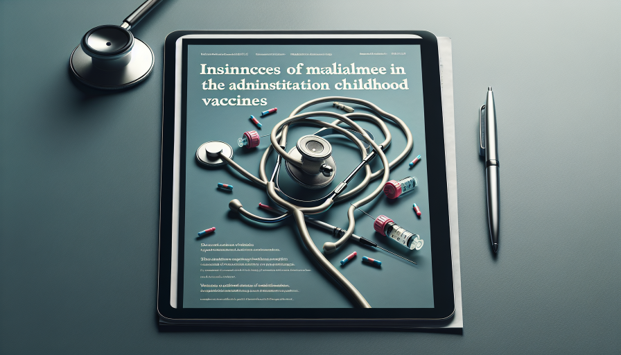 Casos de mala praxis en la administración de vacunas infantiles