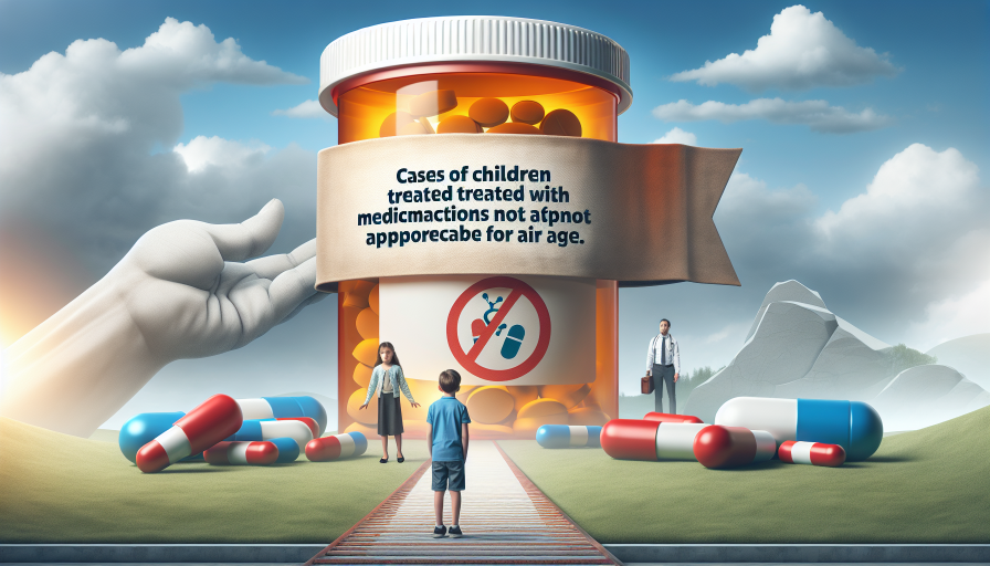 Casos de niños tratados con medicamentos no adecuados para su edad