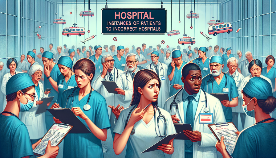 Casos de pacientes trasladados a hospitales equivocados