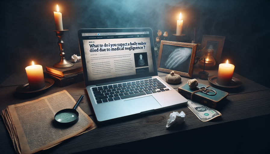 Guía Completa: ¿Qué Hacer si Sospechas que un Familiar Falleció por Negligencia Médica?