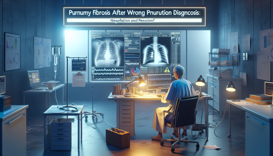 Fibrosis pulmonar tras mal diagnóstico de neumonía: ¿negligencia y pensión?