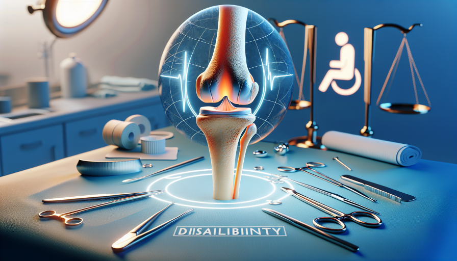 Incapacidad por negligencia en artroplastia de rodilla