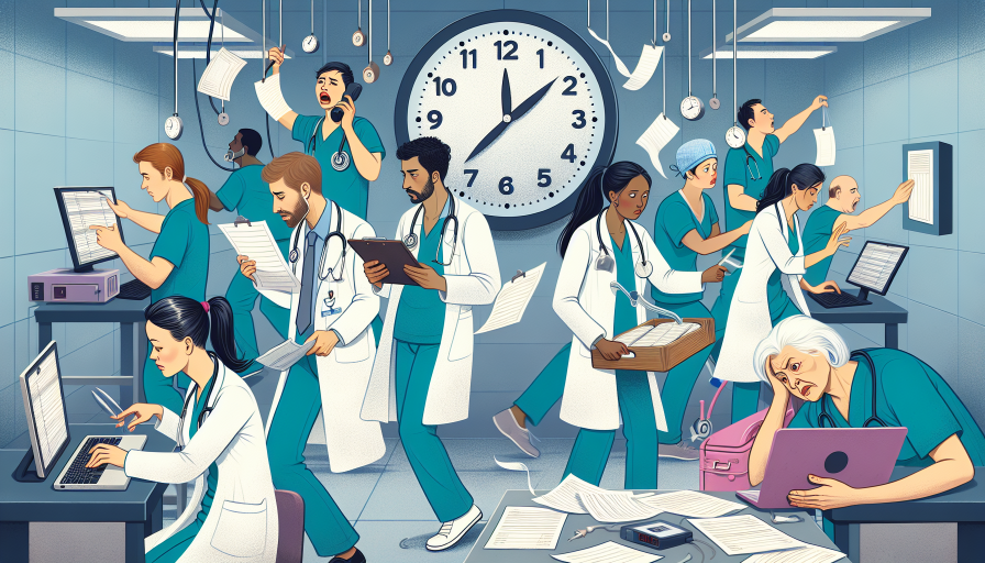 ¿Cómo puede influir la presión laboral en la negligencia médica?