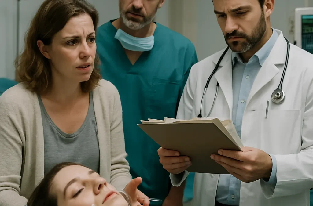 Tragedia médica: Esposa entró consciente a cirugía y salió en estado vegetativo por error anestésico