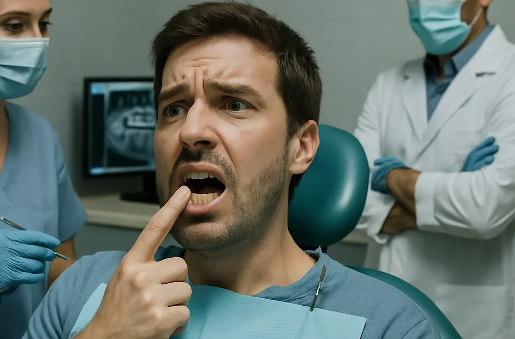¿Es negligencia que se me rompiera el diente al sacar brackets?